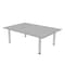 Skutchi Designs 47.25 in W, 71.5 in L, 29 in H, Engineered Wood Top, Grey HAR-REC-48X72-PT-01 - alternate 1